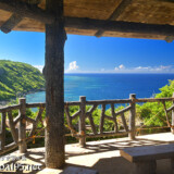 東家から見る青い海-さばおき園地