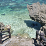 シンビジの青い海へ続く階段-伊良部島