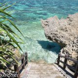 シンビジの青い海へ続く階段-伊良部島