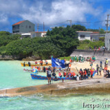 【職域対抗第1レース】スタート前-池間島海神祭