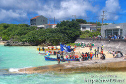 【職域対抗第1レース】スタート前-池間島海神祭