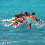 【職域対抗第3レース】ゴール前のラストスパート-池間島海神祭