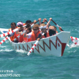 【職域対抗第6レース】渾身の櫂さばき-池間島海神祭